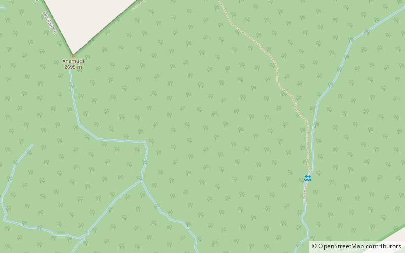 South Western Ghats montane rain forests location map