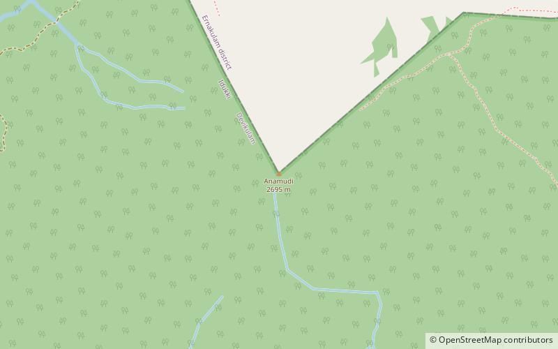 Anamudi location map