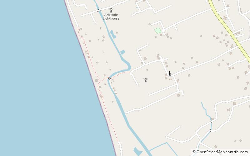 Azhikode lighthouse location map