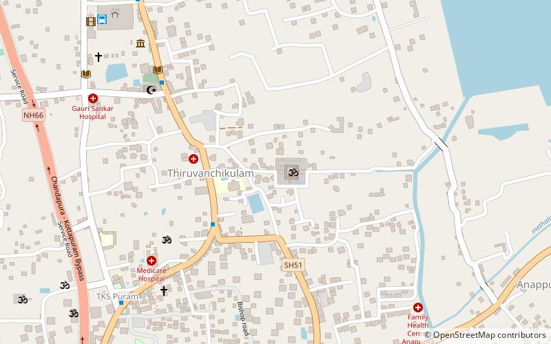 Thiruvanchikulam Temple location map