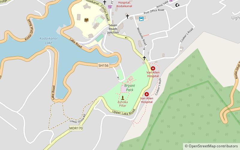 anna park kodaikanal location map