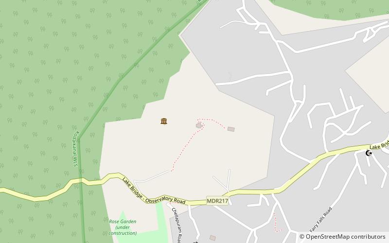 Observatoire solaire de Kodaikanal location map
