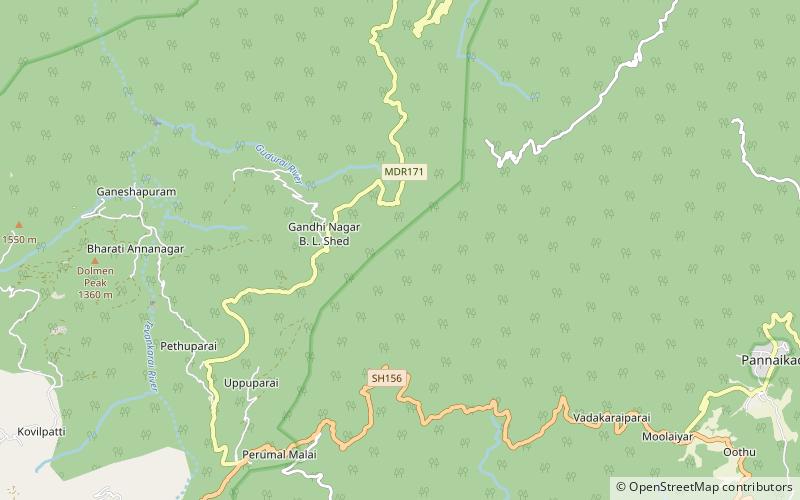 Perumal Peak location map