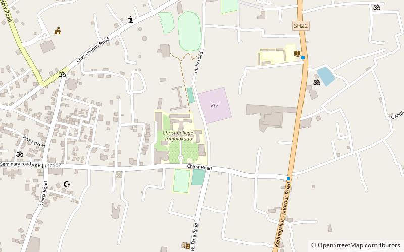 Christ College location map