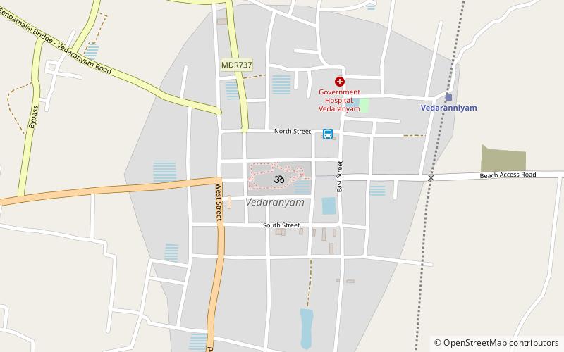 Vedaranyam block location map