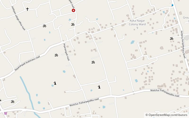 Muttichur Kallattupuzha Sri Maha Siva Temple location map