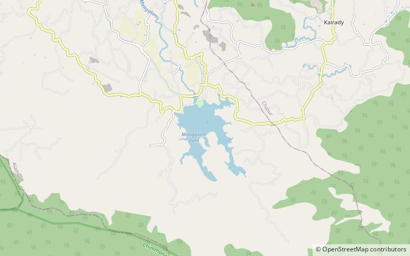 Mangalam Dam location map