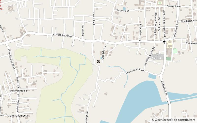 laloor bhagavathy temple thrissur location map