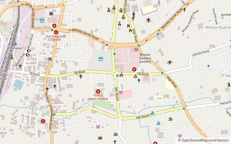 Sakthan Thampuran Nagar location map