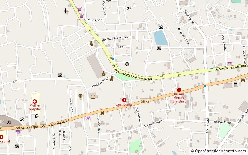 Ayyanthole location map