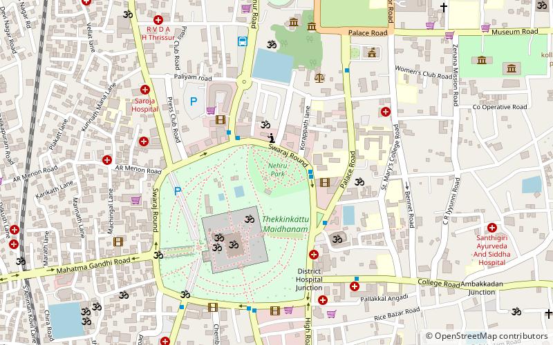 Nehru Park location map