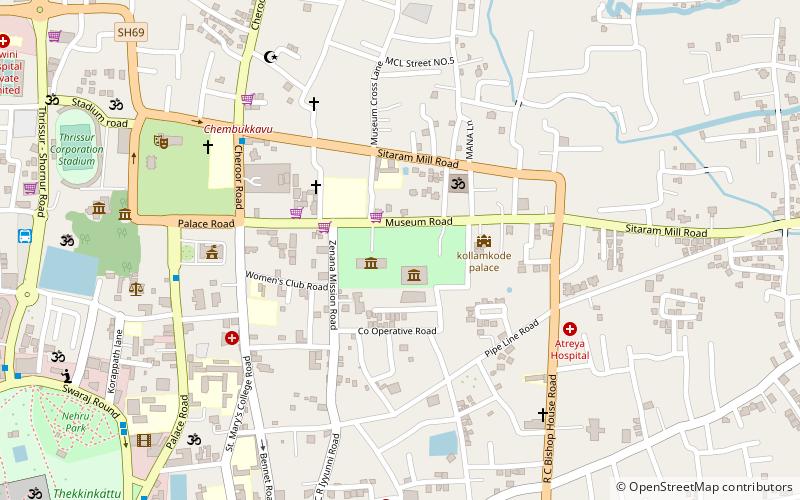Museo Arqueológico de Thrissur location map