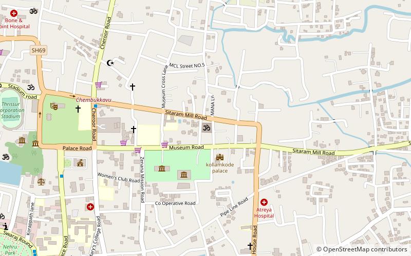 chembukkavu bhagavathy temple distrito de thrissur location map