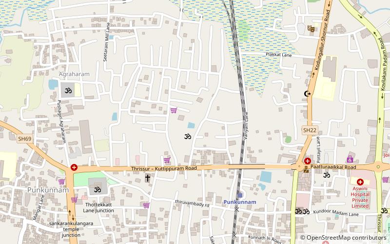 Kuttankulangara Sri Krishna Temple location map