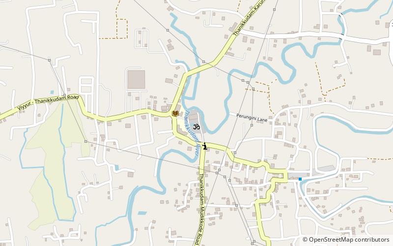 thanikkudam bhagavathi temple trisur location map