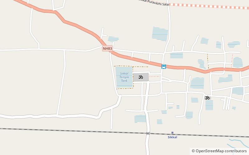 Sikkal Singaravelan Temple location map