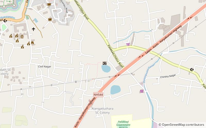 Manapullikavu location map