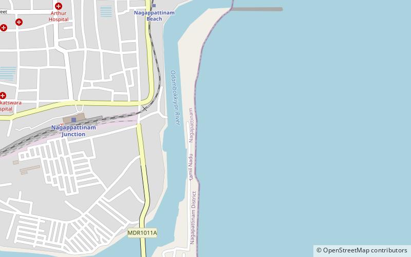 Nagapattinam Port location map