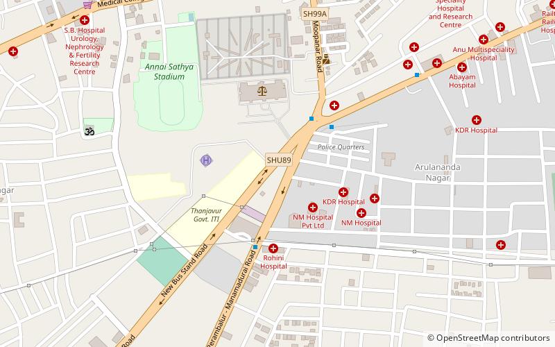 manimandapam thanjavur location map