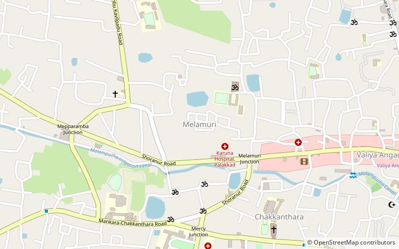 melamuri palakkad location map