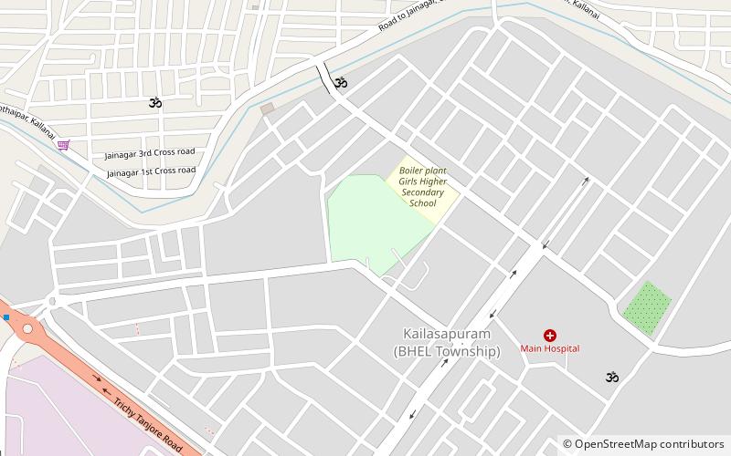 jawaharlal nehru stadium tiruchirappalli location map