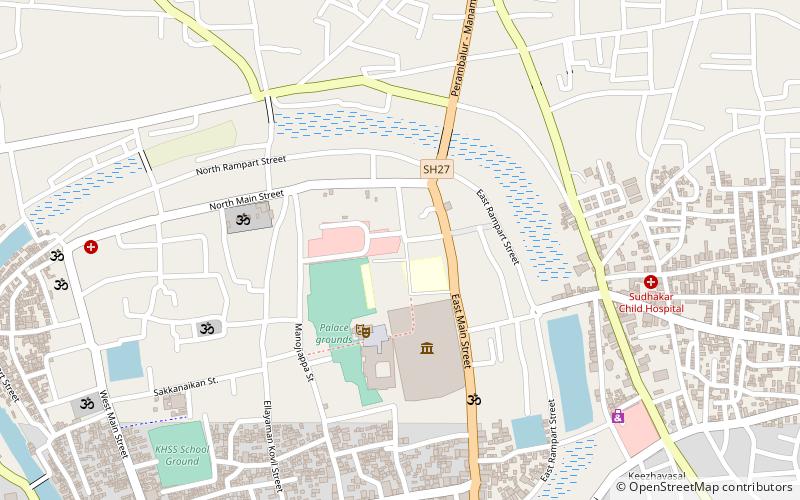 royal palace museum thanjavur location map