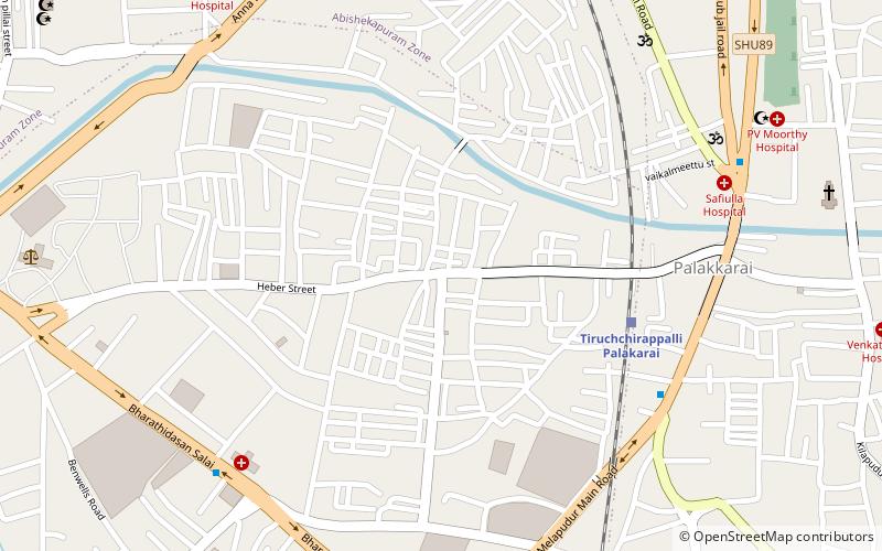 beema nagar tiruchirappalli location map