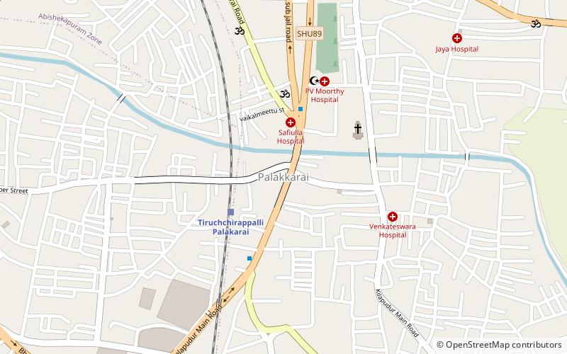 palakkarai tiruchirapalli location map
