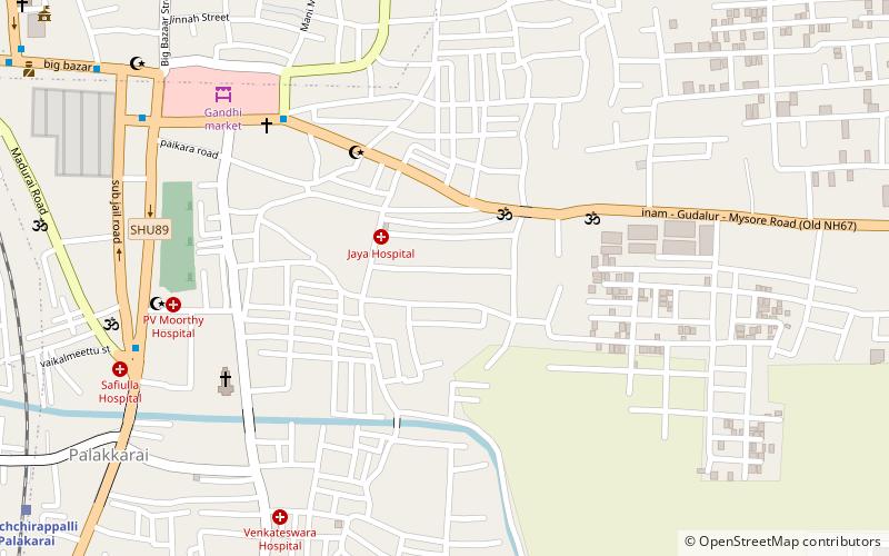 varahaneri tiruchirappalli location map