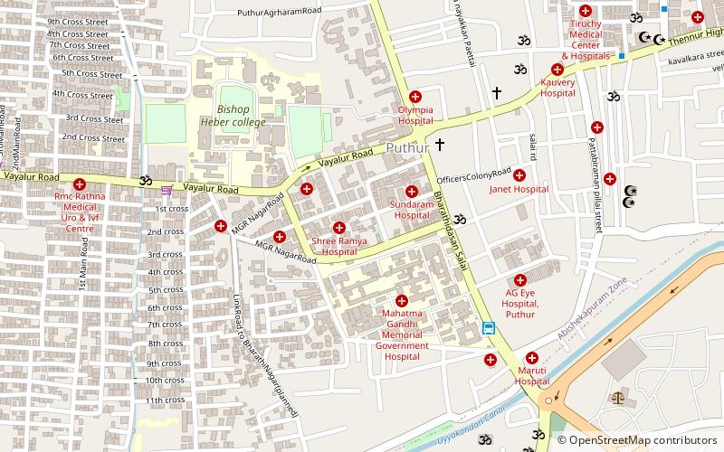 Thillai Nagar location map