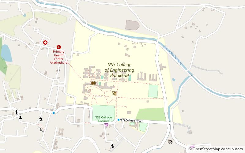 nss college of engineering malampuzha location map
