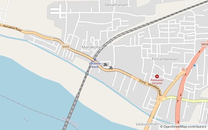 pichandarkovil tiruchirappalli location map