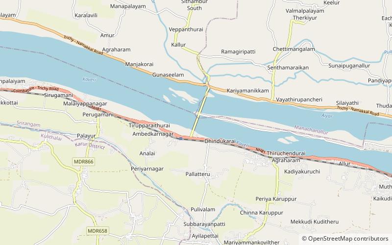 Upper Anaicut location map
