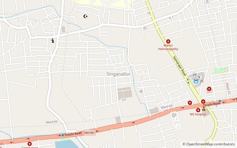 Singanallur location map
