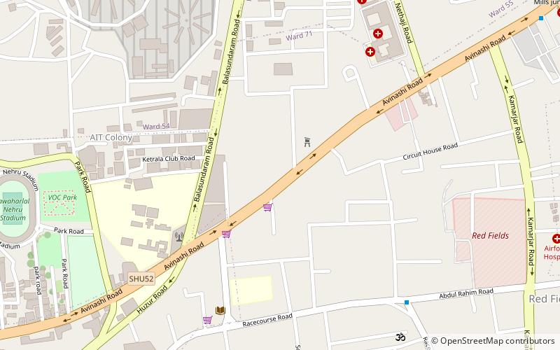 G. D. Naidu Industrial Exhibition location map