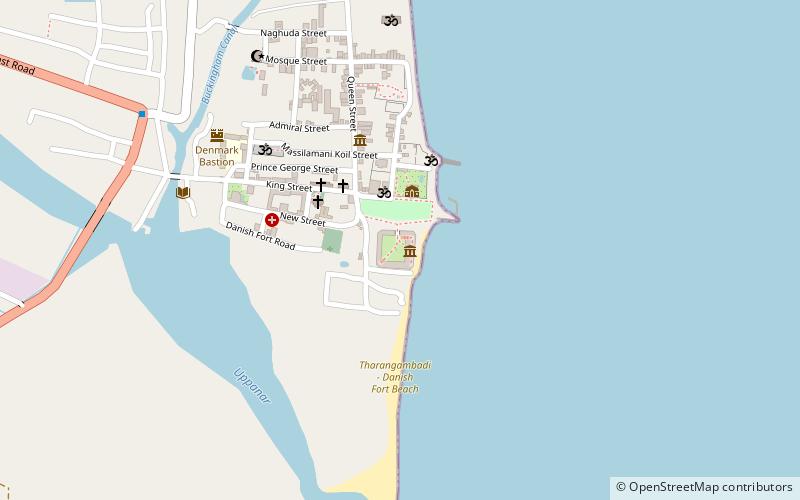 Fort Dansborg location map