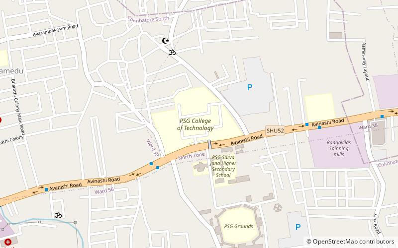 sri krishna college of engineering technology coimbatore location map