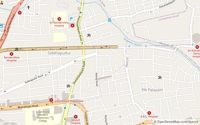 tatabad coimbatore location map
