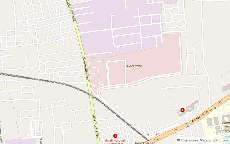 TIDEL Park Coimbatore location map