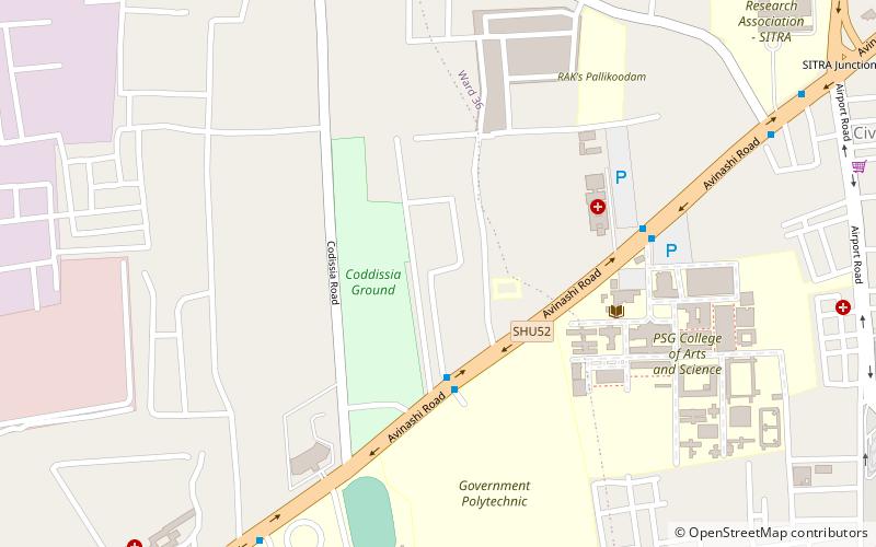 dr g r damodaran college of science coimbatore location map