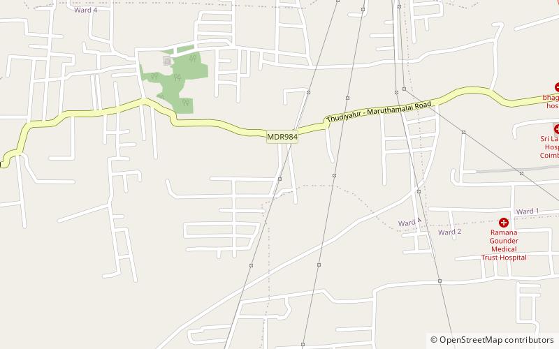 virundeeswarar temple coimbatore location map