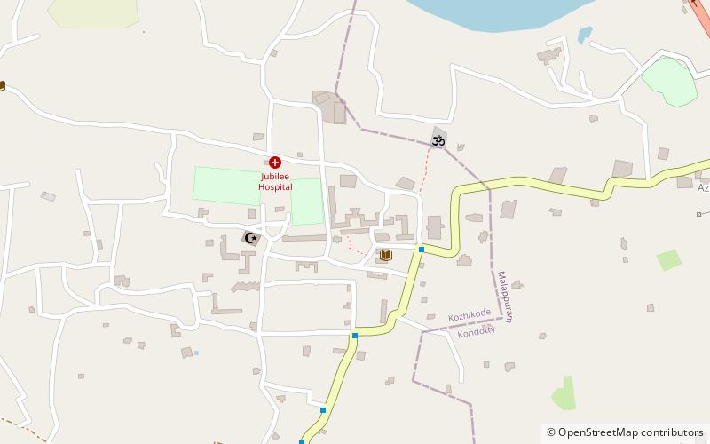 Farook College location map
