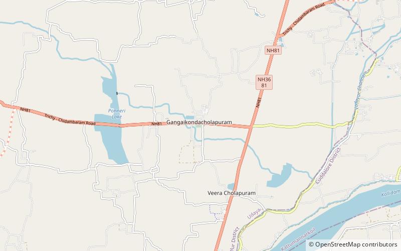 Gangaikondacholapuram location map