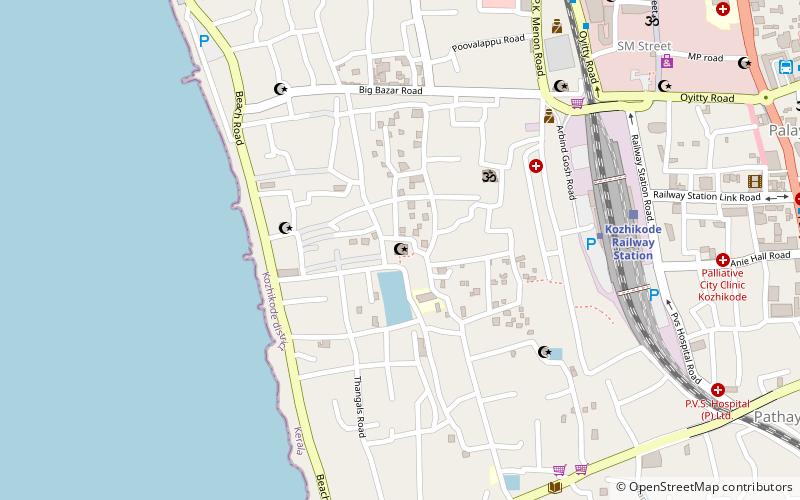 mishkal masjidh kozhikode location map