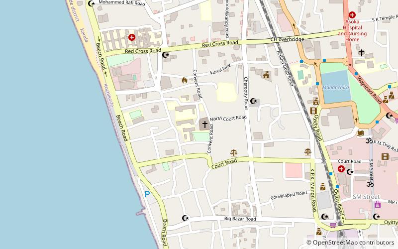 bistum calicut kozhikode location map