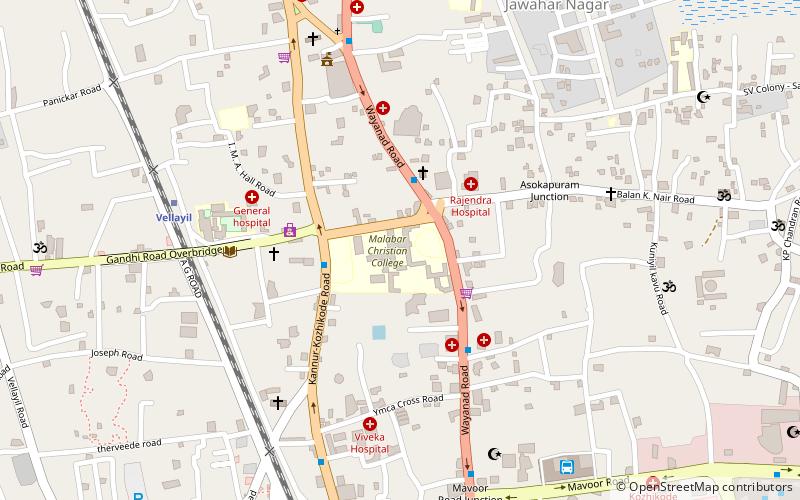 Malabar Christian College location map
