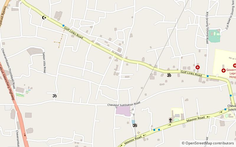 kirtads museum kozhikode location map