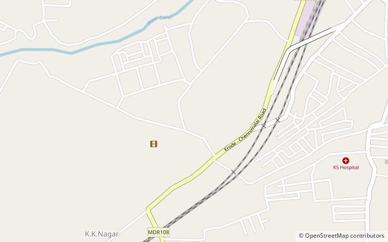 kasipalayam erode location map