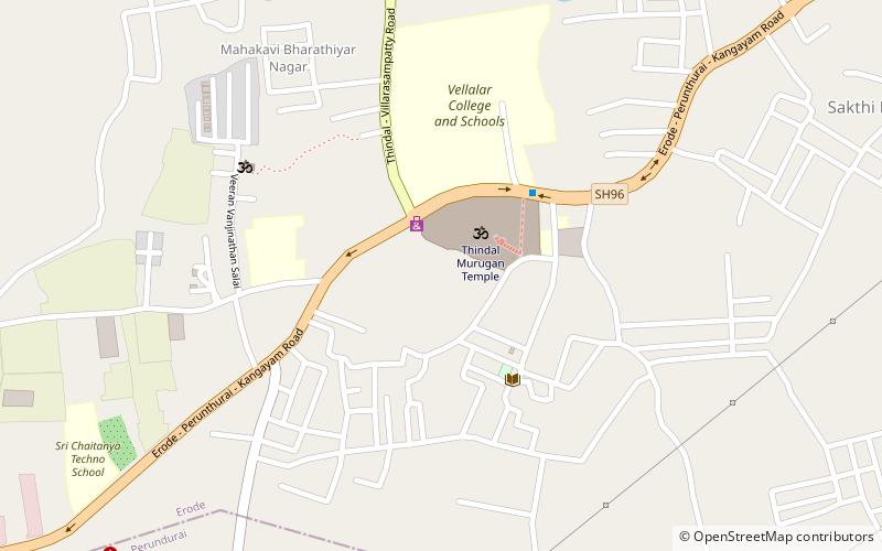 Thindal Murugan Temple location map