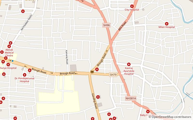 abdul gani textile market erode location map